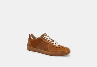 Coach Mens Ellis Sneaker in Brown, Size 10.5
