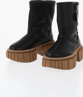 Stella McCartney Stivaletti Platform EMILIE in Eco-Pelle 6cm Stella McCartney