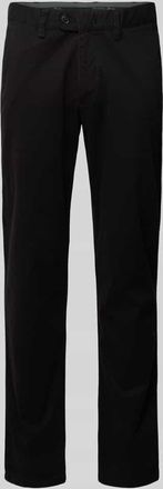 Christian Berg Chino mit französischen Eingrifftaschen in Black, Größe 106