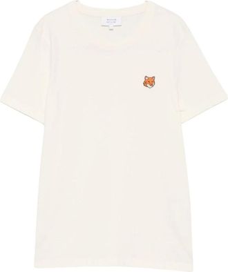 Maison Kitsun&eacute; T-Shirts - Dames - T-shirts - Beige - S - Tops