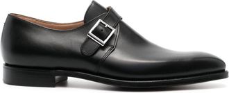 Crockett & Jones Monkton leather monk shoes - men - Calf Leather/Calf Leather/Calf Leather - 7 1/2 - Black