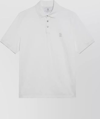 Brunello Cucinelli polo collar short sleeve mens tshirt