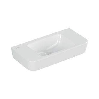 Villeroy & Boch V&b Handwaschbecken O.novo Compact 500x250mm O Hahnloch Ohne &Uuml;berlauf Wei&szlig;