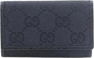 Gucci Pre-owned Keycase - unisex - Vintage Accessoires - Zwart - ONE Size - Vintage