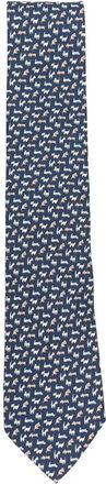 Ferragamo Dog-print Tie