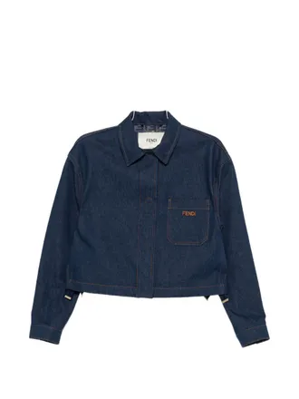Fendi Ff Reverse Denim Jacket