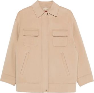 Max Mara Disco jacket - women - Virgin Wool/Silk/Polyamide/Polyamide/Cashmere/Polyester/Wool - 38 - Neutrals
