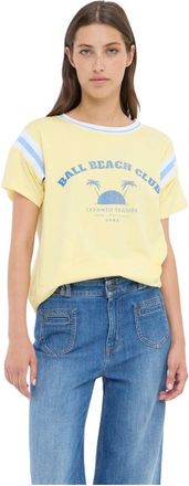 Ball Dames, Tops, Geel, Maat: S Katoen