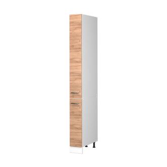 Vicco Mueble De Botica Fame-line, Roble Dorado/blanco, 20 Cm, Et Roble, Vicco