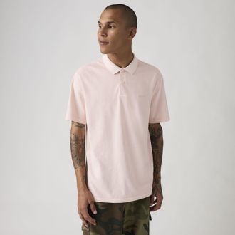 Levi's Authentic Polo - Mens - XL - Pink / Garment Dye Crystal Pink