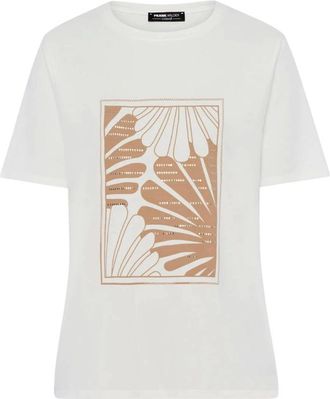 Frank Walder Frank Walder, Dames, Tops, Beige, Maat: 2XL