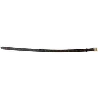 Louis Vuitton Pre-owned Canvas belts - female - Louis Vuitton Vintage - Vintage Belts - Brown - ONE SIZE - Pre-owned