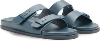 Mango Double Buckle Sandal in Blue at Nordstrom, Size 7.5Us