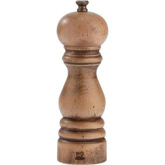 Peugeot Paris Antique Molino De Sal Madera Envejecida 18 Cm