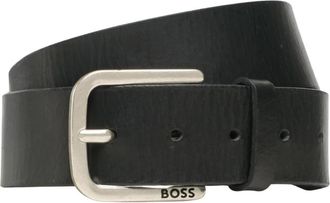 HUGO BOSS Janni 50491903 - Heren - Riemen - Zwart - 90 CM - Leer - Accessoires