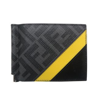 Fendi Gray Leather Money Clip (Pre-Owned)