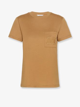 Max Mara T-Shirt Papaia in cotone con Monogramma - MAX MARA - gender_Woman
