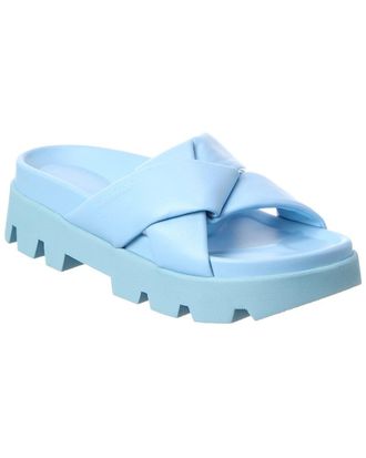 Ferragamo Air Lug Leather Sandal