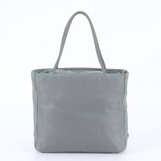 Prada Gray Handbag Shoulder Bag Tote Bag (Pre-Owned)