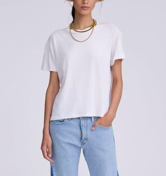 ALYSON EASTMAN Vintage Style Tee in White at Nordstrom, Size X-Small
