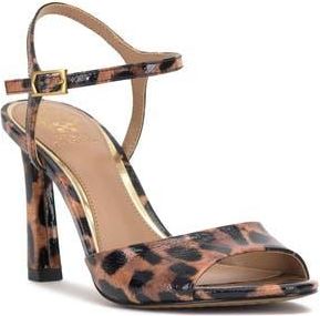 Vince Camuto Lilah Ankle Strap Sandal in Black/Natural at Nordstrom Rack, Size 6.5