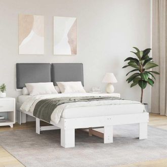 vidaXL Estructura De Cama Con Caj&oacute;n Manual Gris Sonoma 180 X 200 Cm