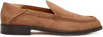 Tod's Suede Loafers - Dames - Loafers - Bruin - 37 1/2 EU - Leer - Schoenen