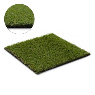 RugsX RugsX Artificial Grass Walnut Rug in Green | Size: 200 cm x 400 cm
