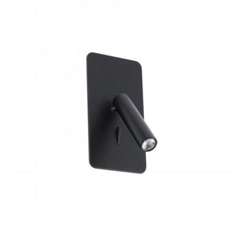 Faro Barcelona Suau Empotrable De Pared Negro 62128