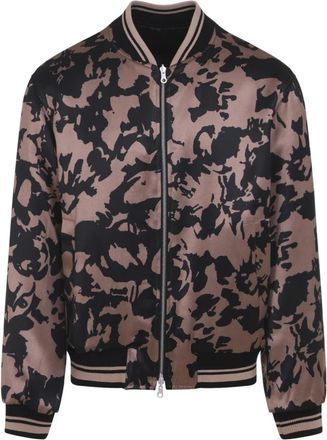 Dries Van Noten Volker Bomber Jacket - Heren - Bomber jackets - Veelkleurig - L - Satijn - Jassen