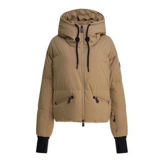 Moncler Winter Jackets, female, Beige, Size: L Allesaz Ski Jacket