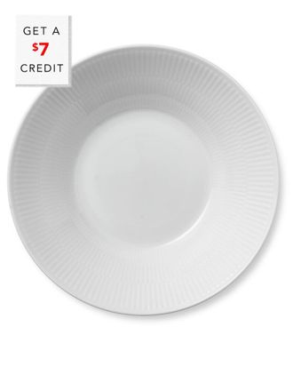 ROYAL COPENHAGEN 9.5In Fluted Pasta Bowlwith $7 Credit