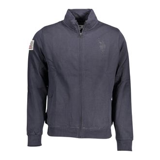 U.S.Polo Association U.S. Polo Assn., Zip-throughs, male, Blue, Size: 2XL Zip Sweatshirt