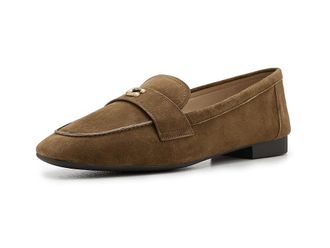 Coach Sculpted C Suede Loafers Womens Shoes Coconut : 7.5 M