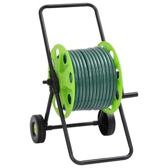 vidaXL Carrete De Manguera Con Set De Racores Pvc Verde 0,75 20 M Vidaxl