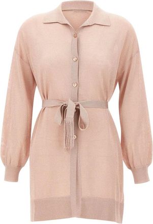 KANGRA Truien & Vesten, Dames, Roze, L, Maxi Cardigan