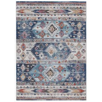 Novatrend Alfombra estilo oriental azul 160x230 cm
