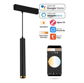 OEM L&aacute;mpara Colgante Led Tubular Wifi Zigbee De 10 W Para Rieles Magn&eacute;ticos Smart Track, 230 V Ca, Regulable Entre 3000 Y 5000 K
