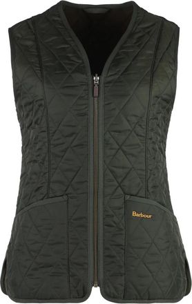 Barbour Gewatteerde bodywarmer met fleecevoering - Dames - Bodywarmers - Groen - M - Polyester - Jassen