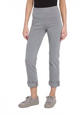 Lyss&eacute; Boyfriend Denim Pants In Antique Wash Dark Grey