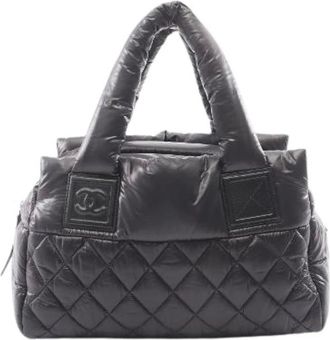 Chanel Borsa Pre-owned Coco Cocoon in Nylon e Pelle - - Pre-owned - Donna - Nero - ONE SIZE