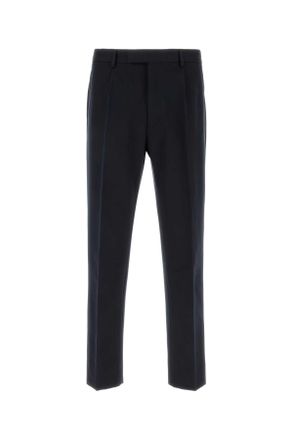 Ermenegildo Zegna Midnight Blue Cotton Blend Pant