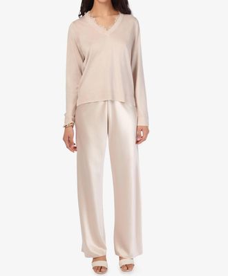 Cami NYC Bristol Mid Rise Pant In Oat