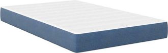 vidaXL Vidaxl - Bed Mattress with Mattress Blue 120 x 200 cm Fabric