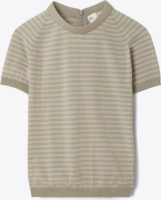 Tory Burch Womens Striped Nylon Mockneck, size XS