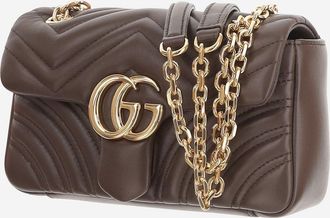 Gucci Womens Shoulder Bag Toasted Lamb Leather