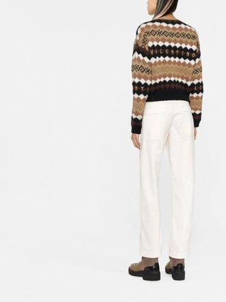 Brunello Cucinelli Relaxed Cotton Trousers - White