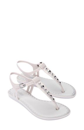 Melissa Solar Boho Ankle Strap Sandal in White at Nordstrom, Size 10