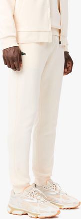 Lacoste Mens Moonochrome Sport Sweatpants in White Cotton - Size X-Large