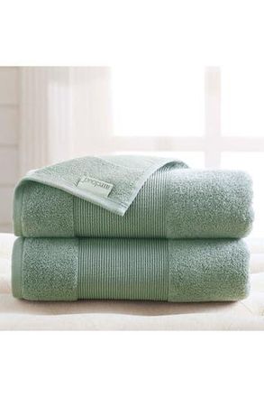 Modern Threads Air Cloud Oversized Bath Sheet - Set of 2 - White in Eucalyptus at Nordstrom Rack